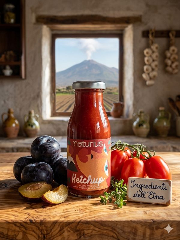 Artisan ketchup · Sicilian product · 200 ml Artisan ketchup · Sicilian product · 200 ml