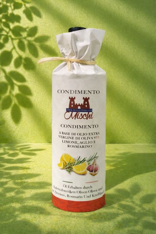 Extra Virgin Olive Oil with Lemon, Garlic and Rosemary Dressing 500ml