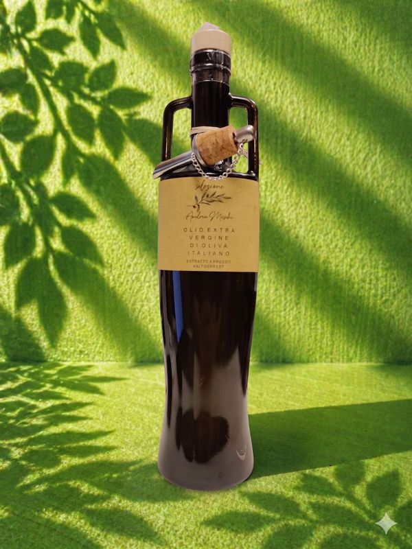 Extra Virgin Olive Oil "Selezione Andrea Mischi" – with Complimentary Pourer Spout - 500ml Extra Virgin Olive Oil "Selezione Andrea Mischi" – with Complimentary Pourer Spout - 500ml