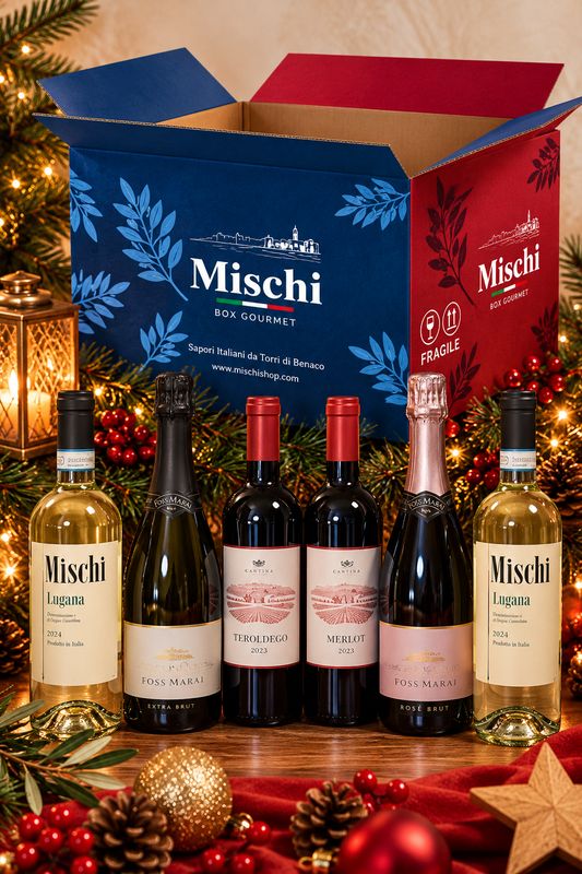 Mischi Christmas Wine Box - Six bottles, four taste experiences | Christmas from Lake Garda Mischi Christmas Wine Box - Six bottles, four taste experiences | Christmas from Lake Garda