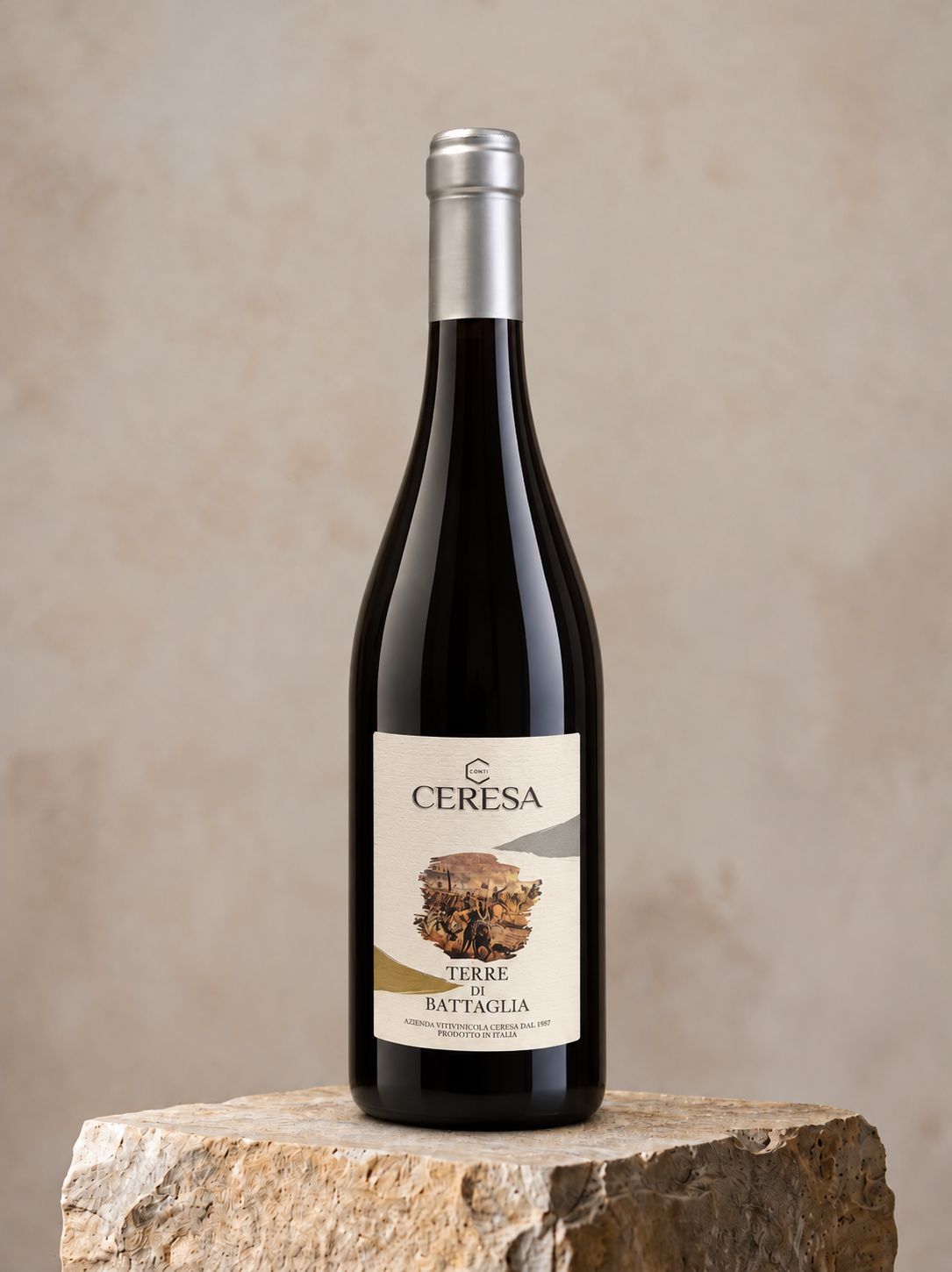 RED WINE Dry obtained from slightly“TERRE DI BATTAGLIA” 2021