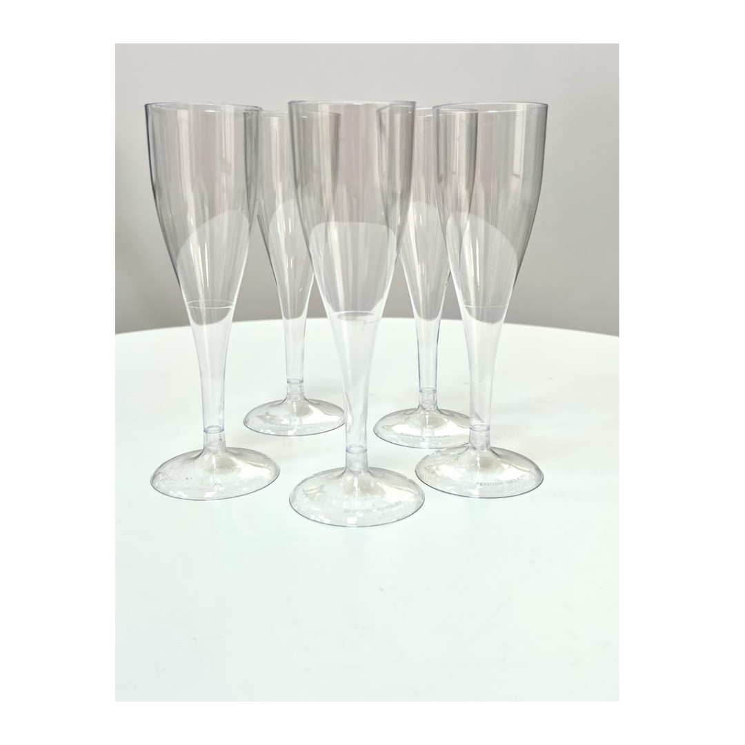 Copa champagne con base