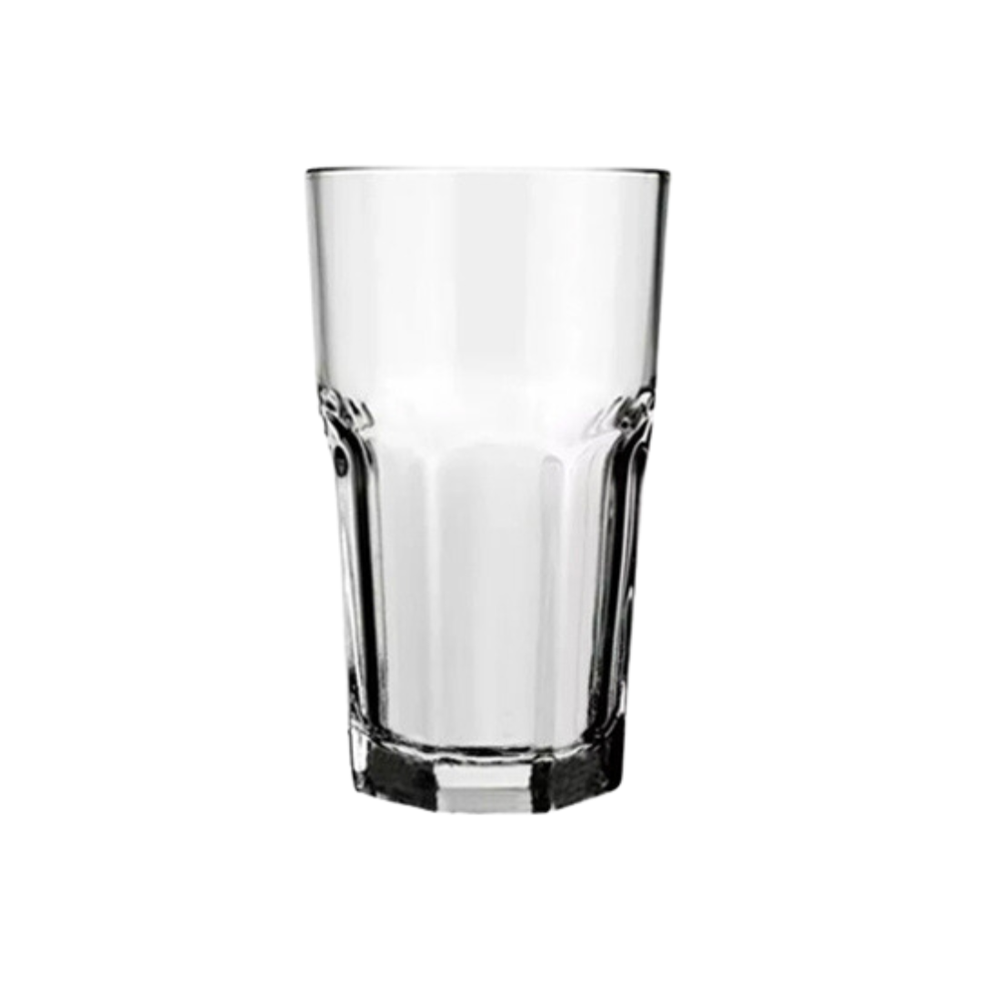 Vaso facetado acrilico