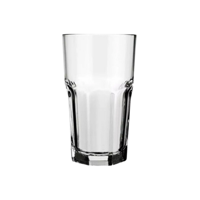 Vaso facetado acrilico