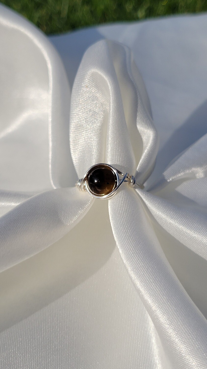 Tiger&#39;s Eye Crystal Ring