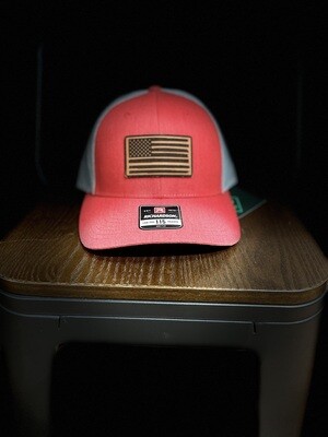 Red/White U.S.A Flag Hat