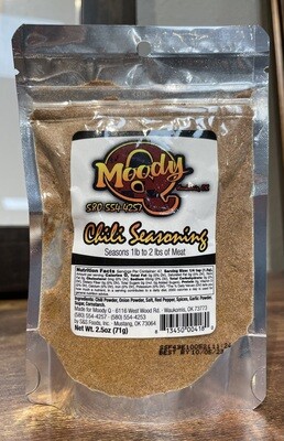 Moody Qs Chili Seasoning 2.5 oz