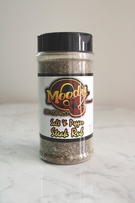 Moody Qs Salt & Pepper Steak Rub 9.5oz