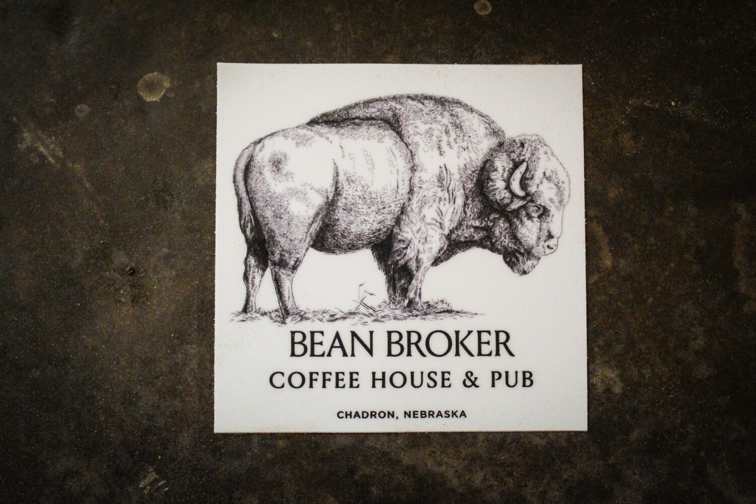 Buffalo Bean Broker Sticker