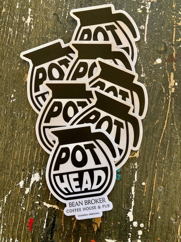 Pot Head Sticker