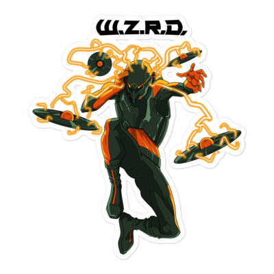 W.Z.R.D.® Sticker