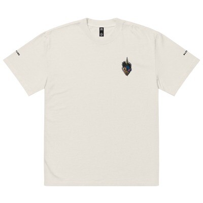 Captain Zero® Oversized Faded Embroidered T-Shirt