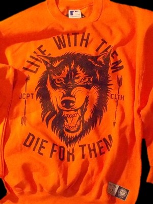 WOLF PACK - Crewneck sweatshirt - Orange - size XXL
