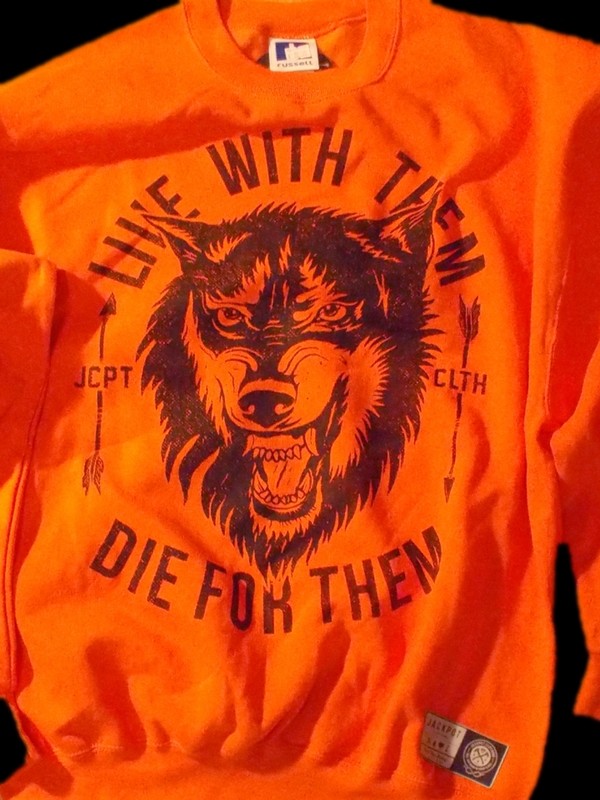 WOLF PACK - Crewneck sweatshirt - Orange - size XXL