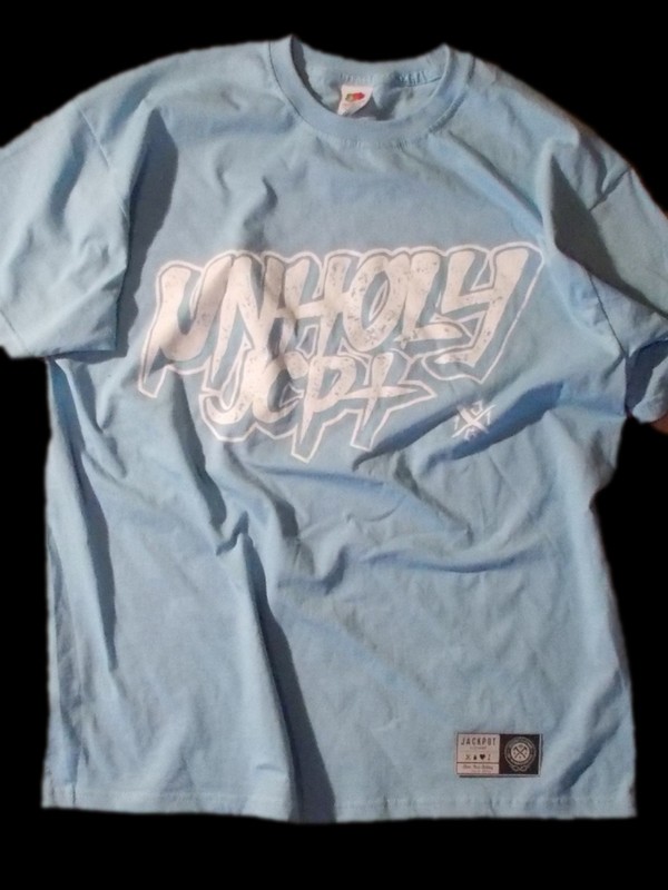 UNHOLY  - light blue T Shirt - size XL