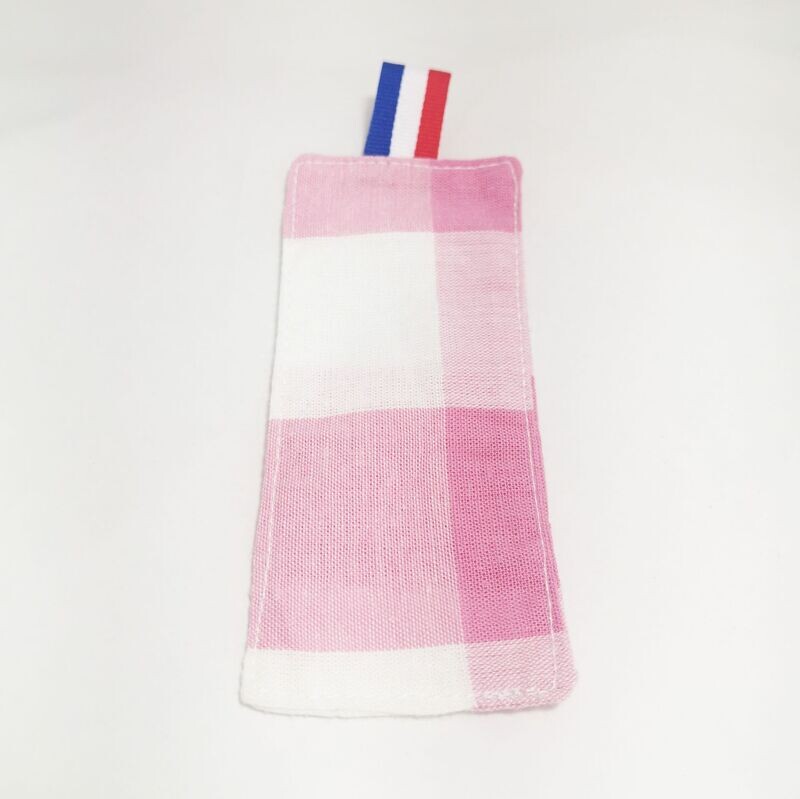 Marque page vichy fait main