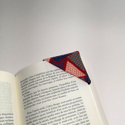 Marque page d'angle fait main