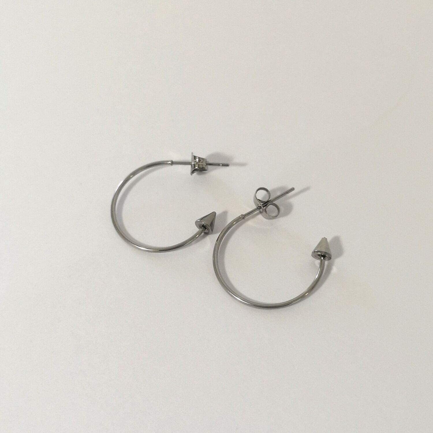 Boucles d'oreilles interchangeables en inox - Cat1