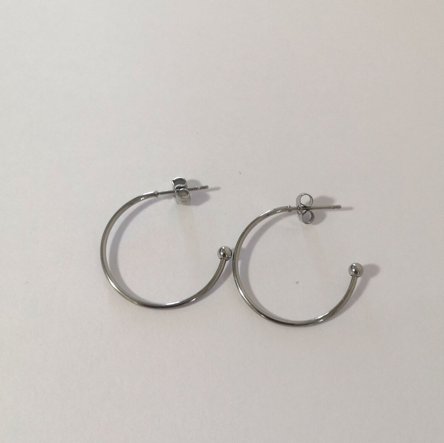 Boucles d'oreilles interchangeables en inox - Cat2