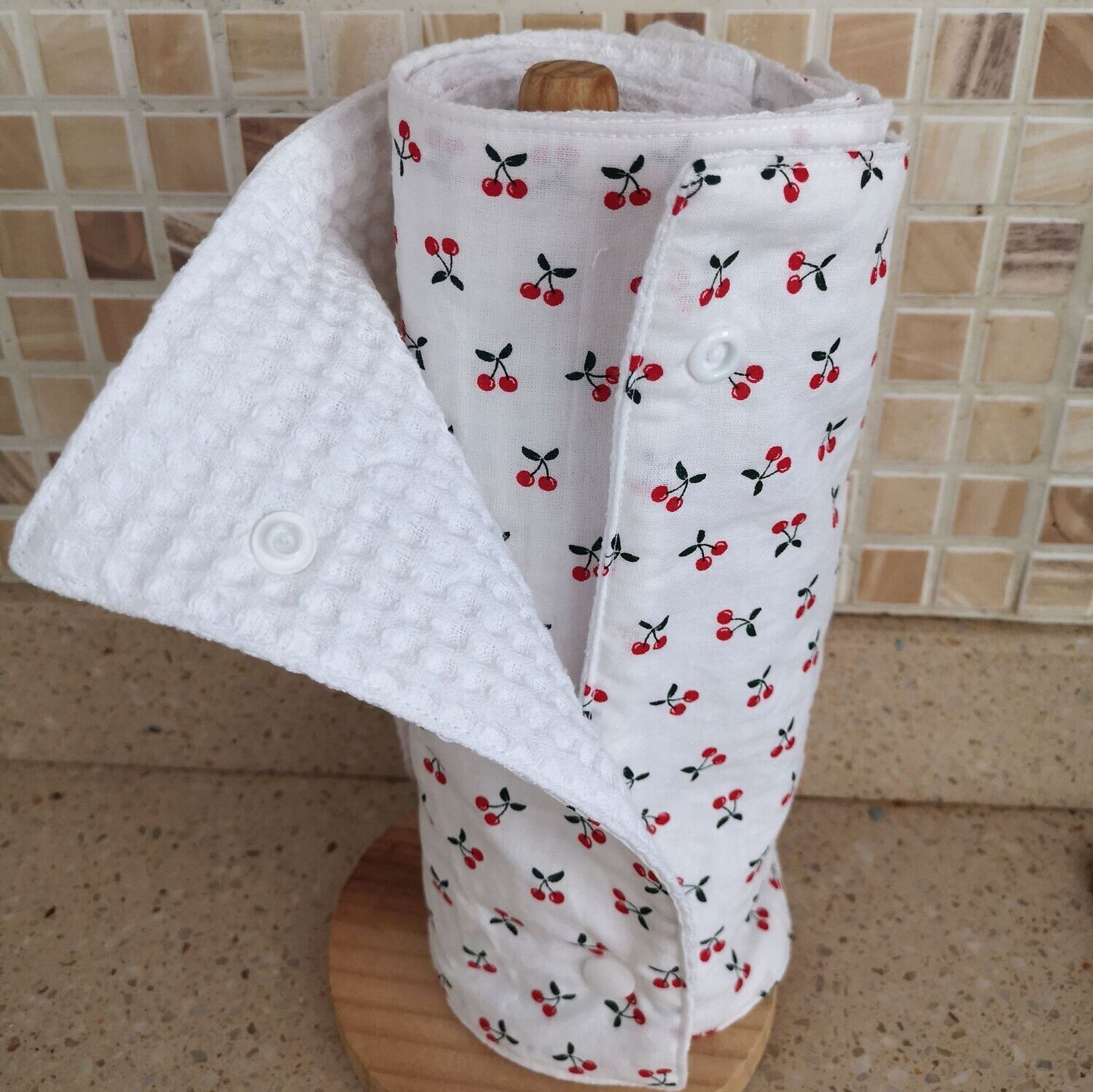 Essuie-tout lavable en rouleau (5 feuilles)