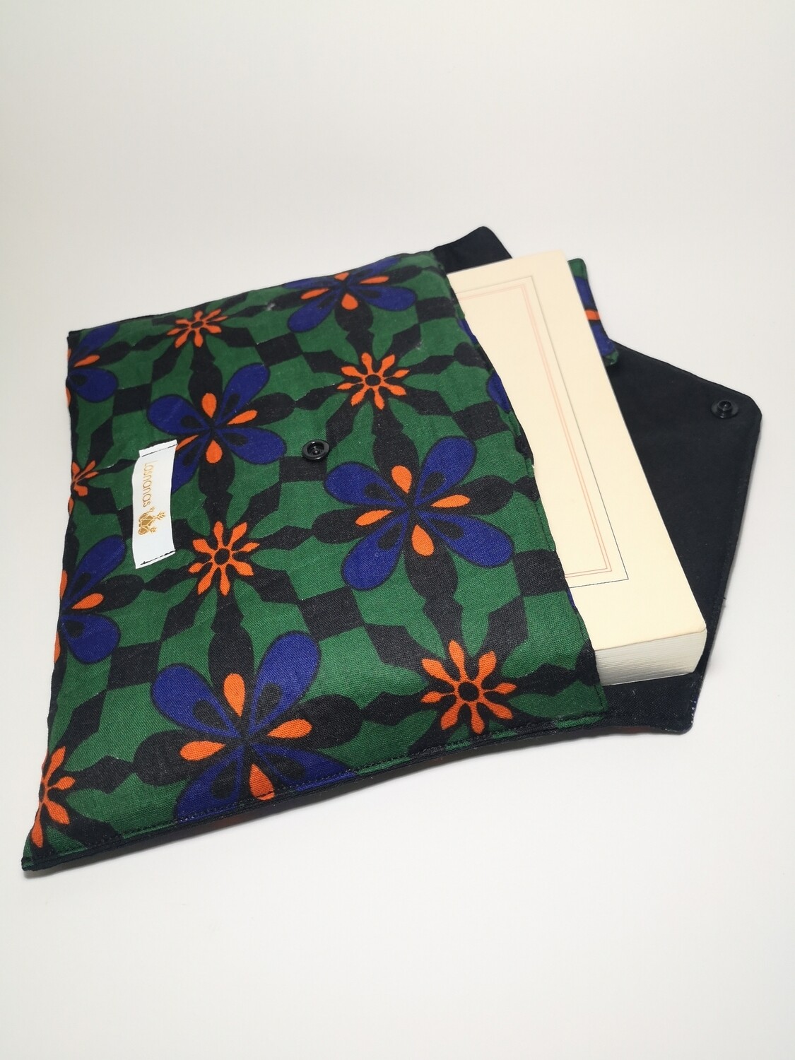 Pochette à livre - fait main