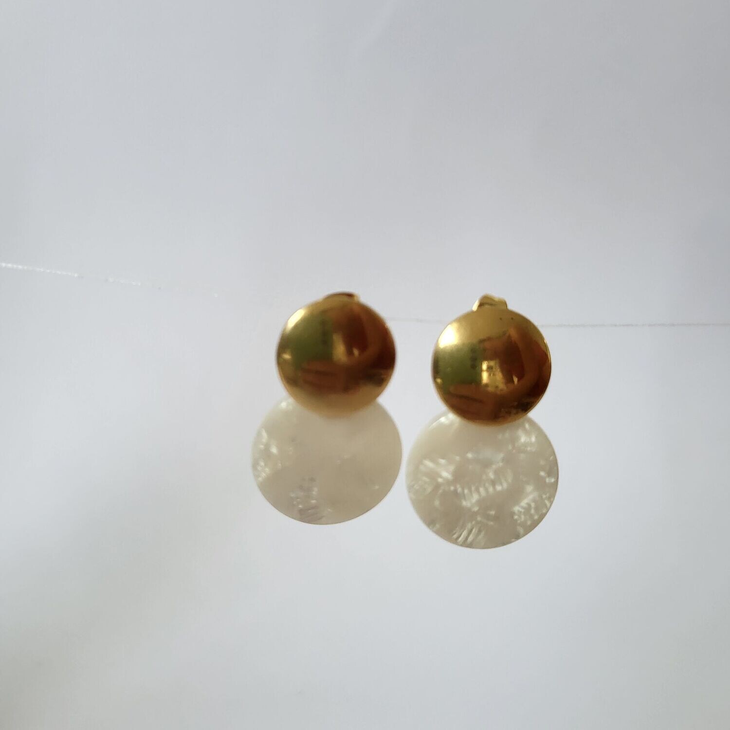 Boucles d'oreilles  inox assemblées à la main