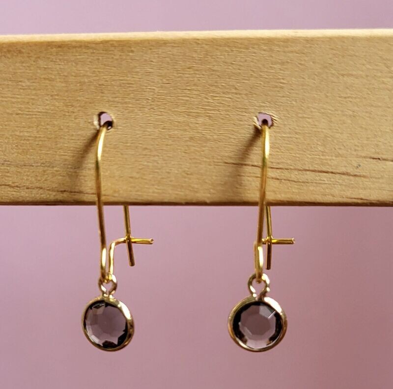 Boucles d'oreilles métal DQ