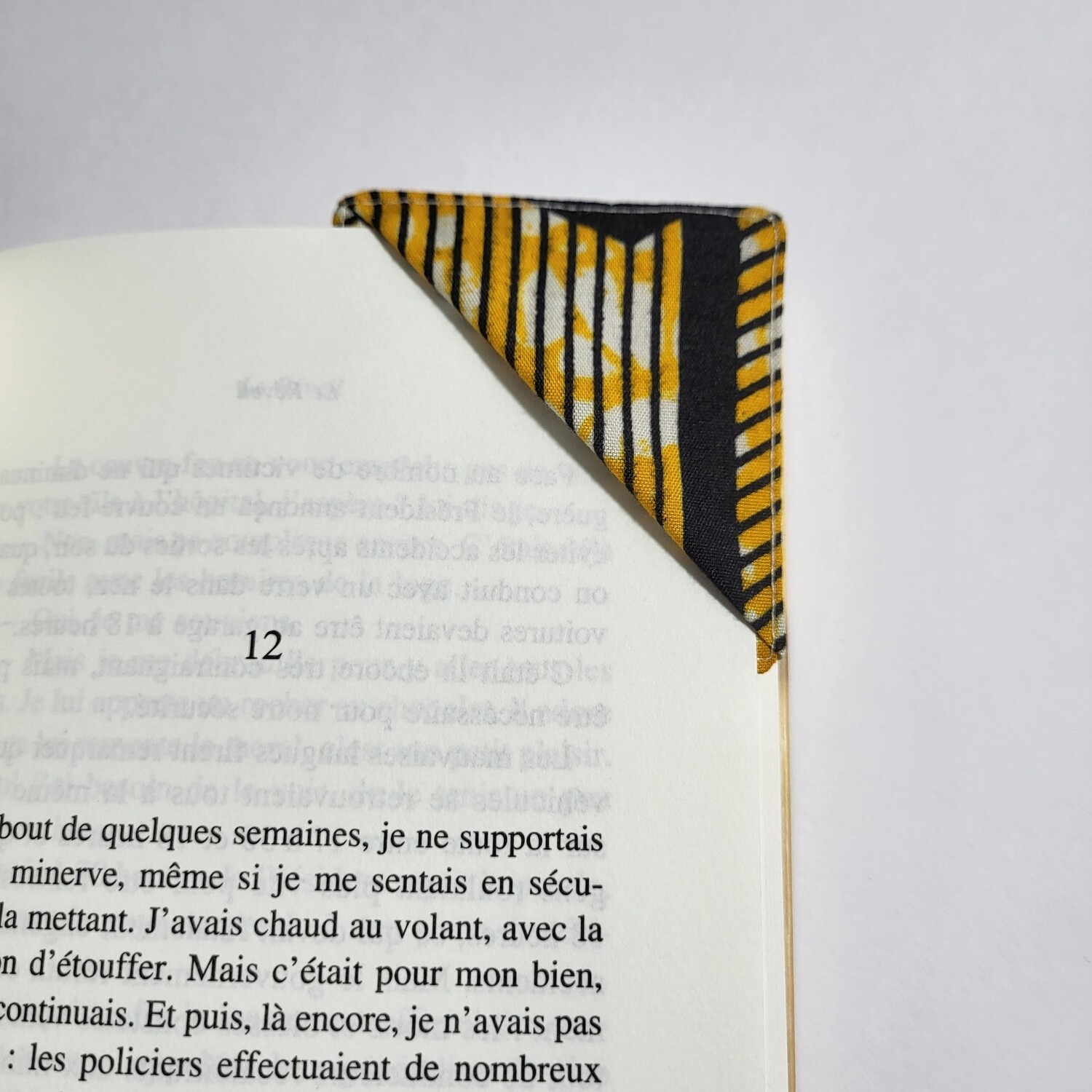 Marque page d'angle fait main