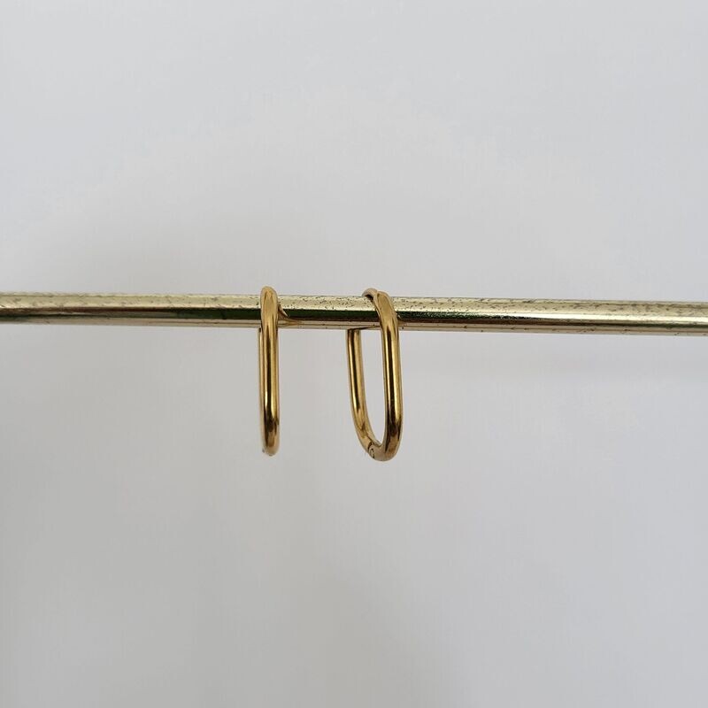 Boucles d'oreilles créoles inox