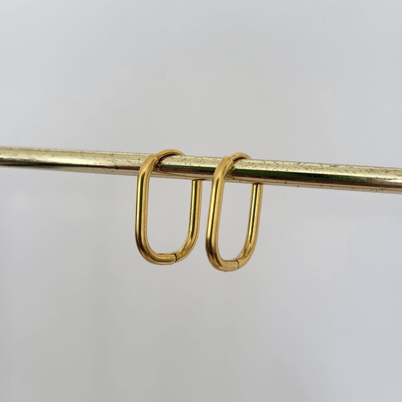 Boucles d'oreilles créoles inox