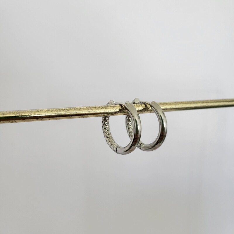 Boucles d'oreilles créoles inox