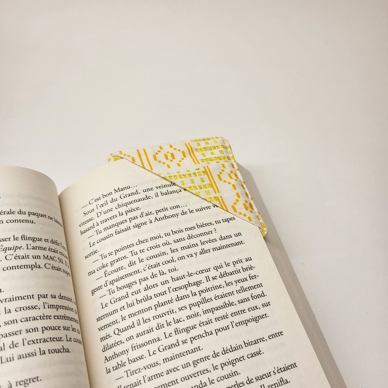 Marque page d'angle fait main