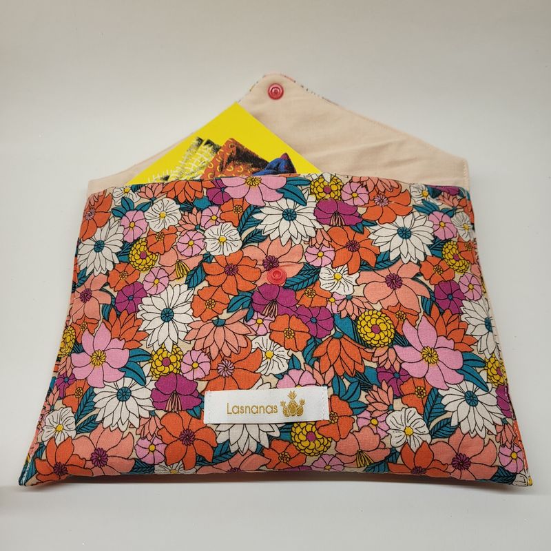 Pochette à livre - fait main