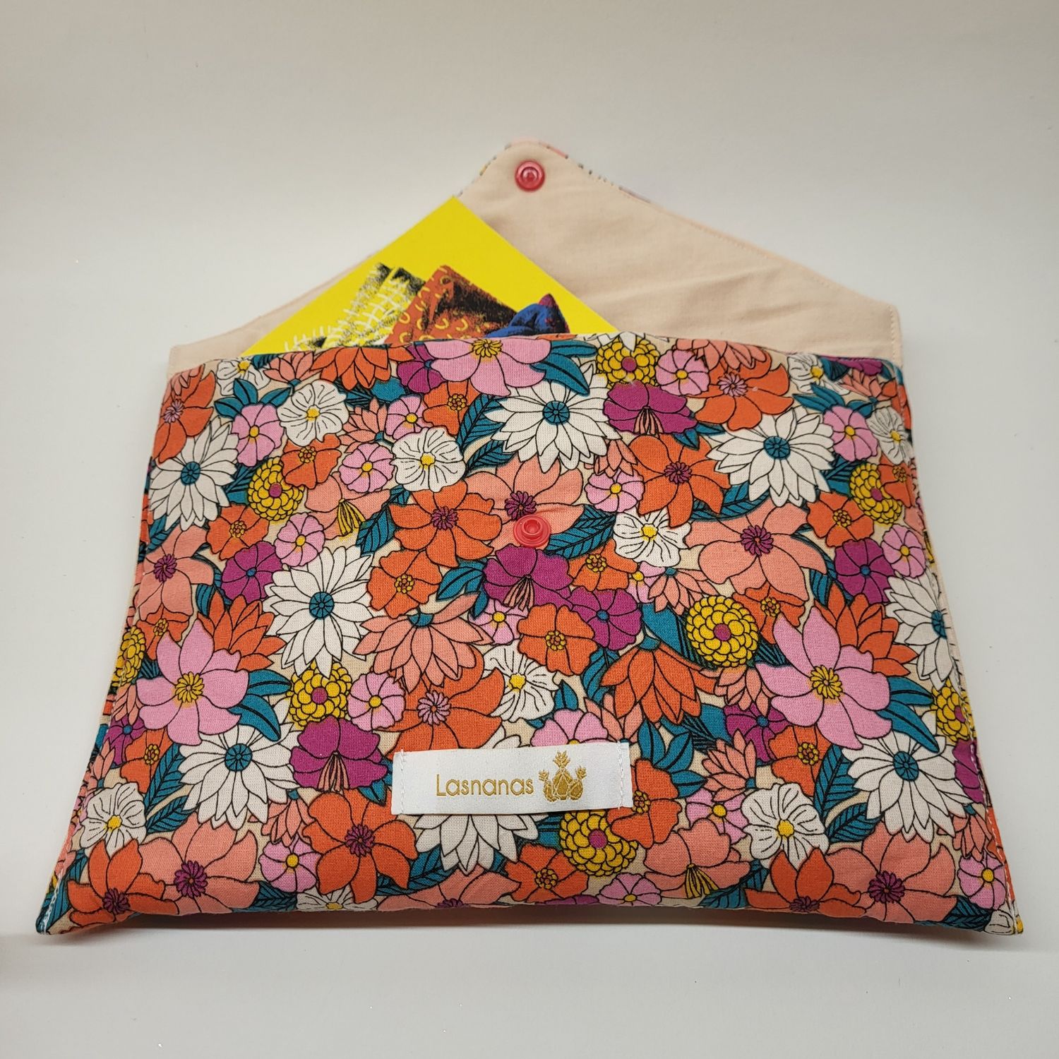 Pochette à livre - fait main