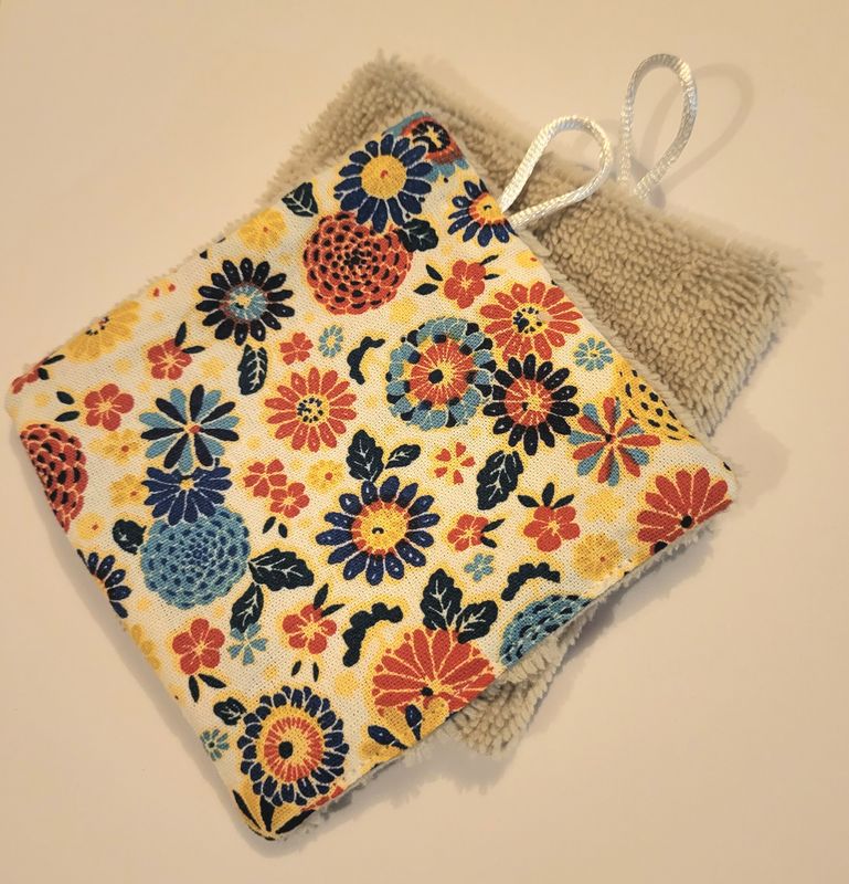 Cotons réutilisables fait main