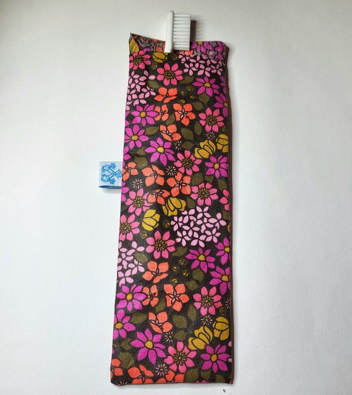 Pochette brosse à dent - Fait main