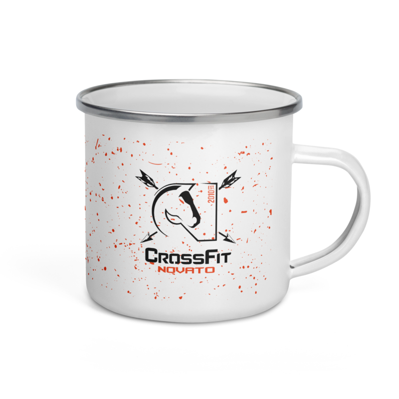 Speckled Enamel Camping Mug