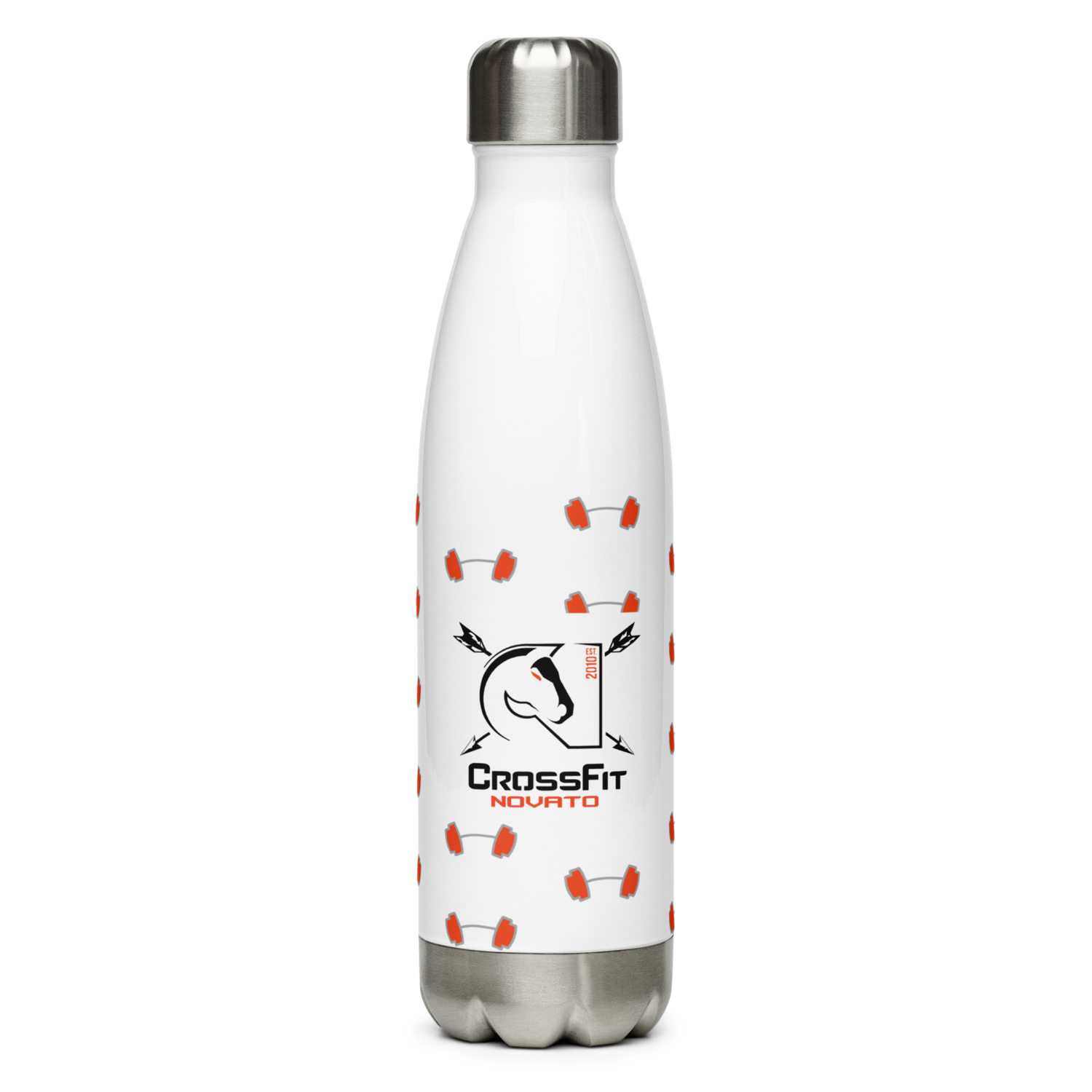 Insulated Water Bottle - Colorful Barbells