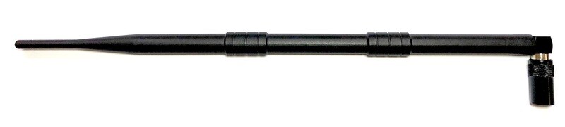 ANTENNA RUBBER DUCK 915MHZ 9dBi 350MM RP-TNC-MLE R/A EXT REACH