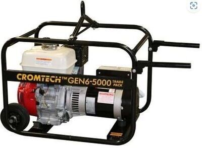 Cromtech Generator 5.0kW Honda Petrol Tradepack
