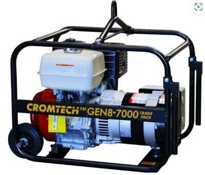Cromtech Generator 7.0kW Honda Petrol Tradepack