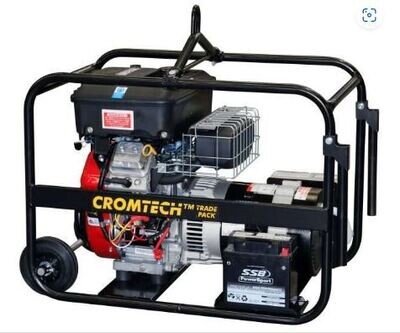 Cromtech Generator 8.0kW Vanguard Petrol E-Start Tradepack