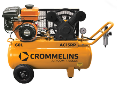 Crommelins Air Compressor Petrol 60L
