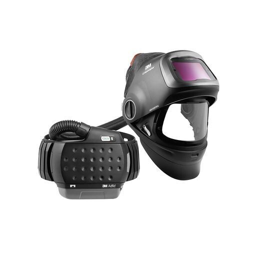 Speedglas G5-01TW welding helmet with heavy-duty Adflo PAPR