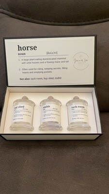 Horse Candle Gift Pack