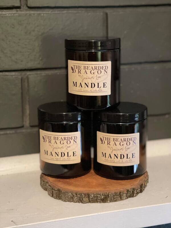 Mandle Man Candle