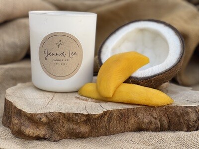 CocoMango - Coconut & Mango Sceted Candle - Aaromatherapy & candles essentials