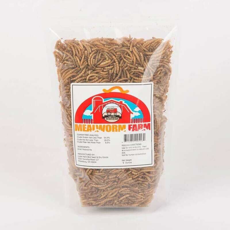 Mealworms (Dried) - 8 oz.