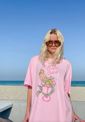 Mermaid cocktail tee