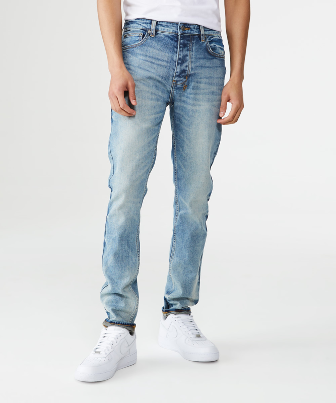 Ksubi Chitch Pure Dynamite Denim Jeans in Washed Blue